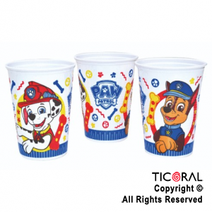 PAW PATROL VASOS x 8